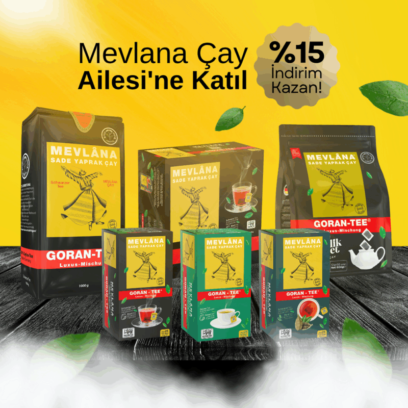 Goran Tee - Mevlana Bardak Poşet Siyah Çay 25'li - Görsel 2