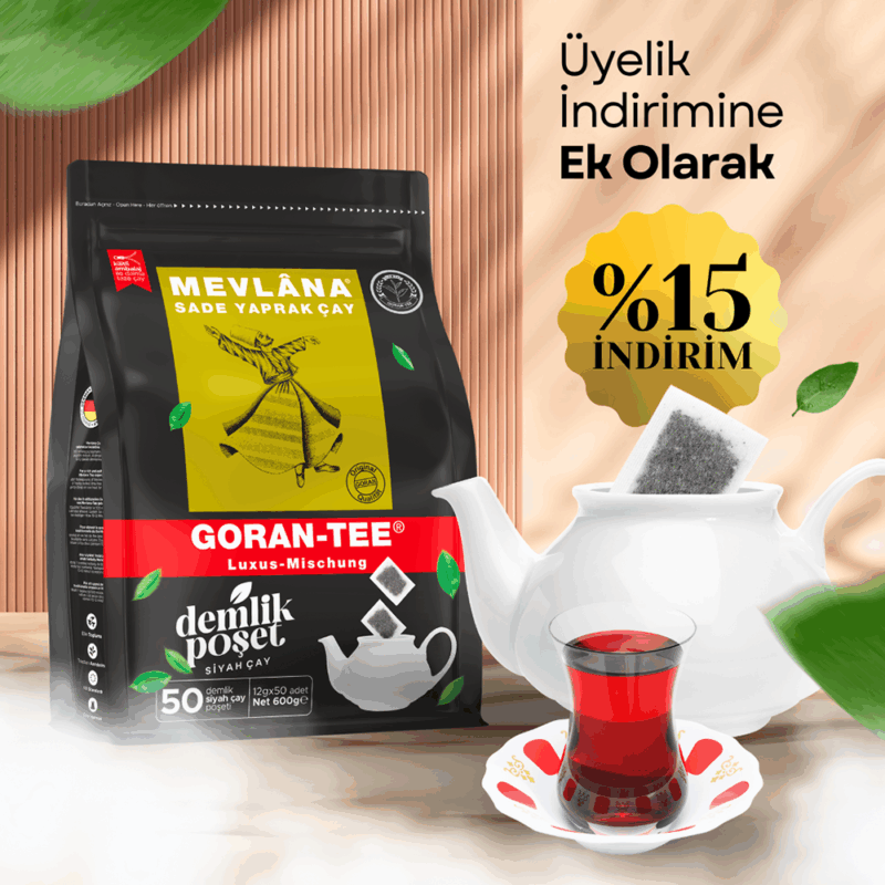 Goran Tee – Mevlana Demlik Poşet Çay 600g - Görsel 3