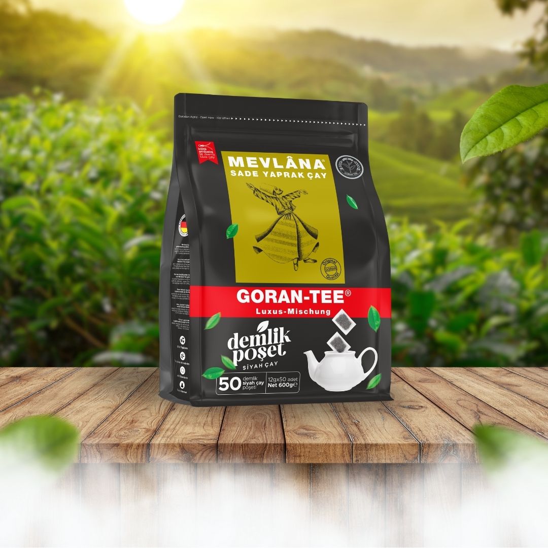 Anasayfa 38 Mevlana Çay Goran Tee Siyah Demlik Poşet 600g
